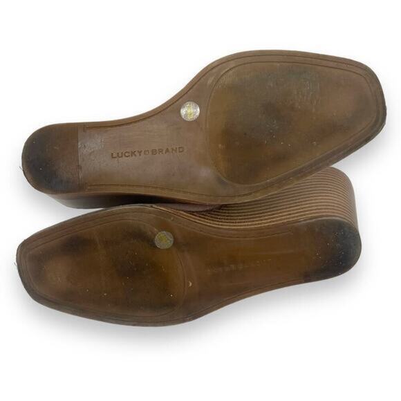 LUCKY‎ BRAND Suede Macawi Ankle Boot Side Zip Size 7.5 - Picture 10 of 11